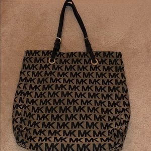 SOLD Michael Kors Tote Bag with Leather Straps